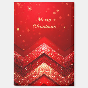 Weihnachts-Weihnachtsmagnet - Roter dekorativer Gl Magnet