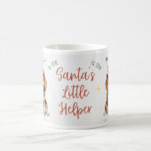 Weihnachts-Weihnachtsmann-Beagle Kaffeetasse (Mittel)