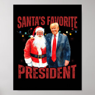 Weihnachts-Weihnachtsmann des Weihnachtsmanns Trum Poster
