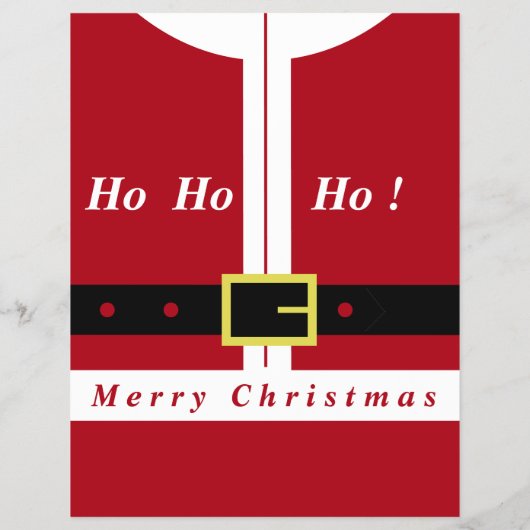 Weihnachts-Weihnachtsmann-Flyer Flyer (Hinten)