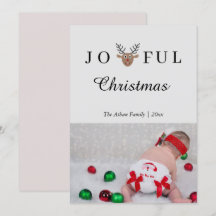 Weihnachts-Weihnachtsmann-Fotokarte