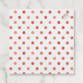 Weihnachts Weihnachtsmann Geburtstag Anzugstags Geschenkanhänger (Rückseite)