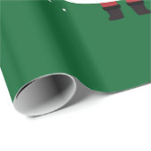 Weihnachts-Weihnachtsmann Geschenkpapier (Rolleneckpunkt)