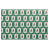 Weihnachts Weihnachtsmann Hat Rottweiler Dog Funny Stoff (Fat Quarter (45,7 x 55,9 cm))