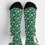 Weihnachts Weihnachtsmann Hat Rottweiler Hund Nied Socken (Oben)