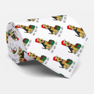 Weihnachts Weihnachtsmann Hat Welsh Terrier Dog Ni Krawatte