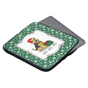 Weihnachts Weihnachtsmann Hat Welsh Terrier Dog Ni Laptopschutzhülle