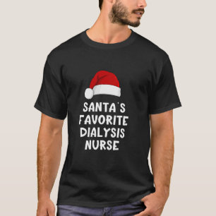 Weihnachts-Weihnachtsmann Lieblings-Dialyse-Kranke T-Shirt