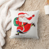 Weihnachts-Weihnachtsmann mit Geschenk Kissen (Decke)