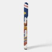 Weihnachts-Weihnachtsmann mit Rentier Case-Mate iPhone Hülle (Rückseite / Rechts)