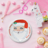 Weihnachts-Weihnachtsmann-Papierplatte Pappteller (Party)