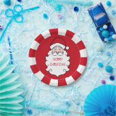 Weihnachts-Weihnachtsmann-Party-Teller Pappteller (Party)