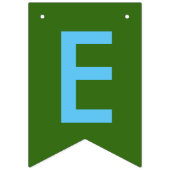 Weihnachts-Weihnachtsmann-Reindeer-Grün-Banner Wimpelkette (Zweite Fahne)