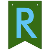 Weihnachts-Weihnachtsmann-Reindeer-Grün-Banner Wimpelkette (Dritte Fahne)