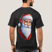 Weihnachts-Weihnachtsmann-T - Shirt - Perfekter Ur (Rückseite)