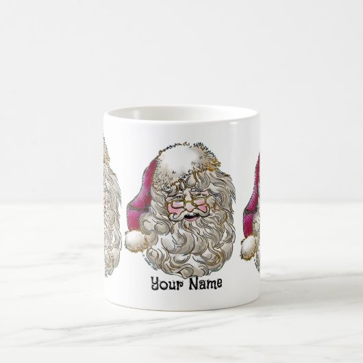 Weihnachts-Weihnachtsmann-Tasse Kaffeetasse (Mittel)