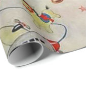 Weihnachts-Weihnachtsmann Toys Rentier präsentiert Geschenkpapier (Rolleneckpunkt)