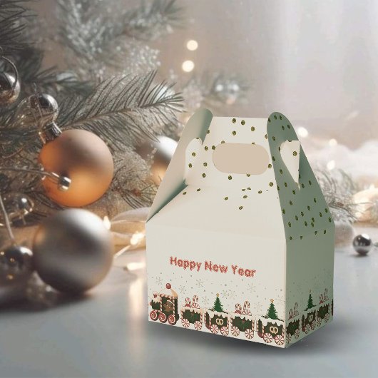 Weihnachts-Weihnachtsmann Train Favor Box Geschenkschachtel