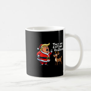 Weihnachts-Weihnachtsmann Trump Sie essen die Rück Kaffeetasse