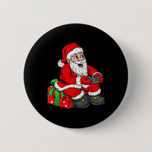 Weihnachts-Weihnachtsmann-Videomonitoring-Controll Button