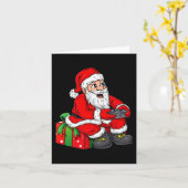 Weihnachts-Weihnachtsmann-Videomonitoring-Controll Karte (Gelbe Blume)