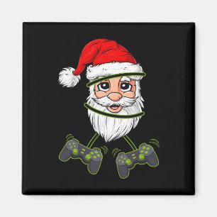 Weihnachts-Weihnachtsmann-Videospielkontrolleure J Magnet