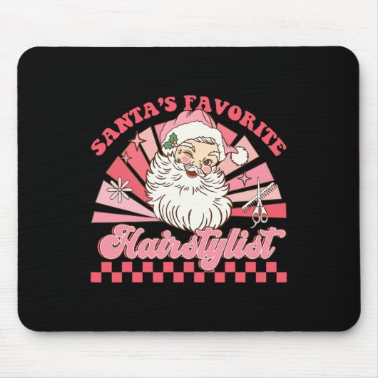 Weihnachts-Weihnachtsmann Vintag Xmas Hai Mousepad (Vorne)