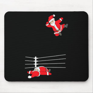 Weihnachts-Weihnachtsmann-Wrestling Xmas Mousepad