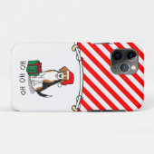 Weihnachts-Weihnachtsmannmütze Beagle (Tri-Farbe 3 Case-Mate iPhone Hülle (Rückseite (Horizontal))