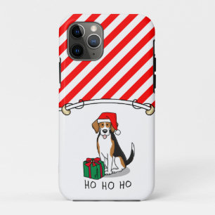 Weihnachts-Weihnachtsmannmütze Beagle (Tri-Farbe 3 Case-Mate iPhone Hülle