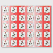 Weihnachts-Weihnachtsmannmütze Beagle (Tri-Farbe 3 Geschenkpapier (Flach)
