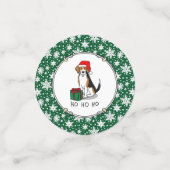 Weihnachts-Weihnachtsmannmütze Beagle (Tri-Farbe 3 Konfetti (Klein Vorderseite)