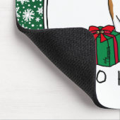 Weihnachts-Weihnachtsmannmütze Beagle (Tri-Farbe 3 Mousepad (Ecke)