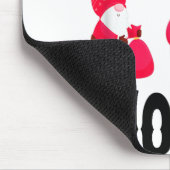 Weihnachts-Weihnachtsmannmütze erwacht Chillin mit Mousepad (Ecke)