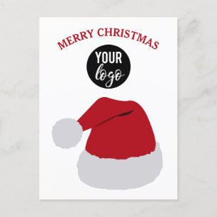 Weihnachts-Weihnachtsmannmütze Frohe Weihnachts-Bu Feiertagspostkarte