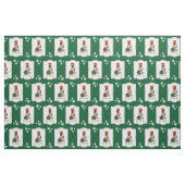 Weihnachts-Weihnachtsmannmütze German Shepherd Dog Stoff (Fat Quarter (45,7 x 55,9 cm))
