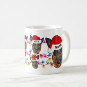 Weihnachts-Weihnachtsmannmütze Kaffeetasse (VorderseiteRechts)
