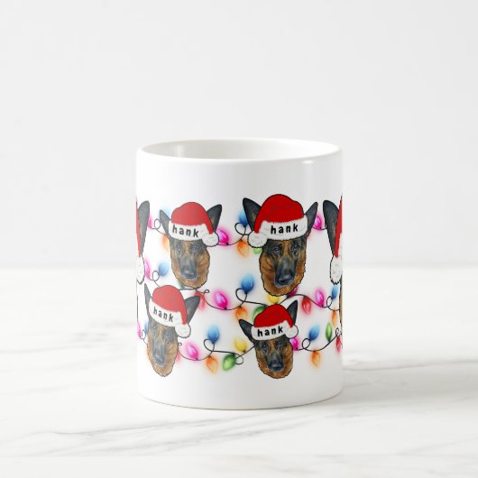 Weihnachts-Weihnachtsmannmütze Kaffeetasse (Mittel)