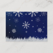 Weihnachts-Weihnachtsmannmütze Kinderdusche Windel Begleitkarte (Rückseite)