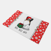 Weihnachts-Weihnachtsmannmütze Papillon (trifarbig Fußmatte (Schrägansicht)