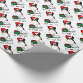 Weihnachts-Weihnachtsmannmütze Papillon (trifarbig Geschenkpapier (Ecke)