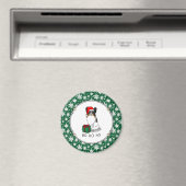 Weihnachts-Weihnachtsmannmütze Papillon (trifarbig Magnet (In Situ (Geschirrspüler))
