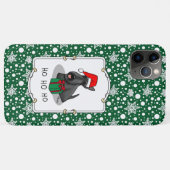 Weihnachts-Weihnachtsmannmütze Scottish Terrier (s Case-Mate iPhone Hülle (Rückseite (Horizontal))