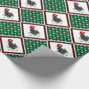 Weihnachts-Weihnachtsmannmütze Scottish Terrier (s Geschenkpapier