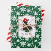 Weihnachts-Weihnachtsmannmütze Scottish Terrier (s Geschenkpapier Set (Beispiel)