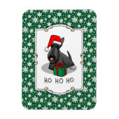 Weihnachts-Weihnachtsmannmütze Scottish Terrier (s Magnet (Vertikal)
