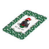 Weihnachts-Weihnachtsmannmütze Scottish Terrier (s Magnet (Linke Seite)