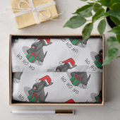 Weihnachts-Weihnachtsmannmütze Scottish Terrier (s Seidenpapier (Geschenk)