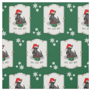 Weihnachts-Weihnachtsmannmütze Scottish Terrier (s Stoff