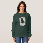 Weihnachts-Weihnachtsmannmütze Scottish Terrier (s Sweatshirt (Vorne ganz)